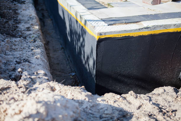 Residential Exterior Waterproofing installation at a Glen Arm, MD home by SJ Waterproofing Pros
